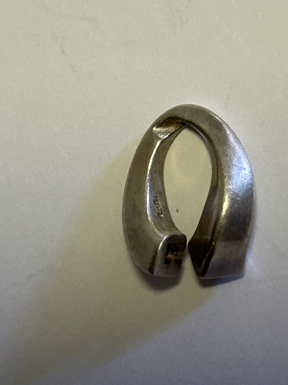 Gucci Gold-Tone Modern Hoop Pendant - Picture 7 of 12
